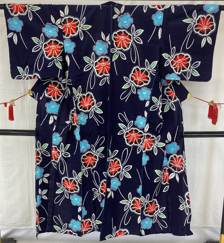 Kimono japonais vintage coton