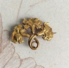 Ancienne Broche Plaqué Or