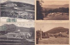 Lot de 4 cartes postales