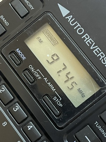 Sony portable radio cassette - portable,