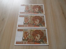 France: suite de 3 billets 10