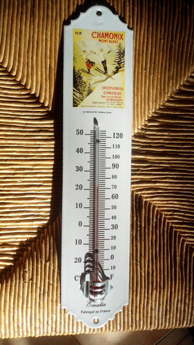 Enamel thermometer ski - 30,