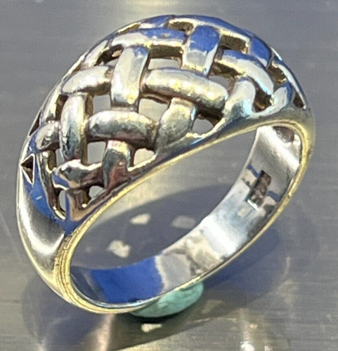 Vintage ancienne bague dôme - ancienne,