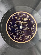 78 RPM - ANDRÉE VAVON & ANDRÉ BAUGÉ - Beaumarchais - PATHÉ 203152