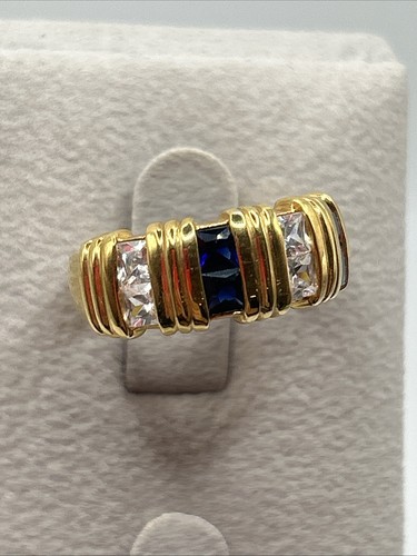 Bague vintage fantaisie doré - fantaisie,