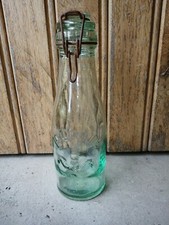 BBL1 Bocal chardon La Lorraine en verre vert clair conserve bouteille 1 litre 