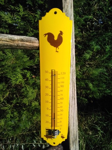 New genuine enamel thermometer - genuine,