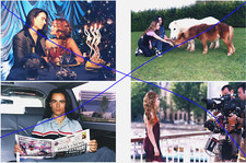 LOT de 4 TIRAGES PHOTO de ROMEO et JULIETTE,   Damien SARGUE, Cécilia CARA.