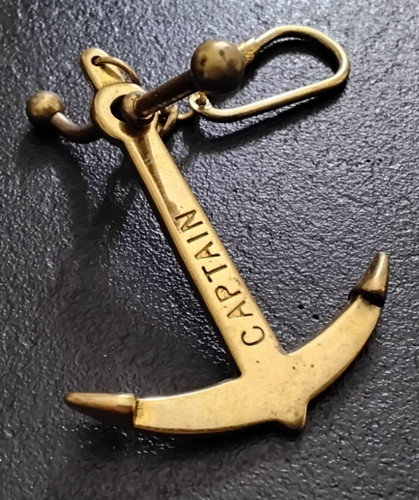 Porte clés ancre - clés, marine