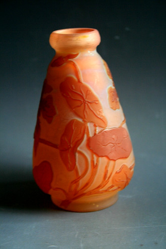 Ancien vase verre - vase, en