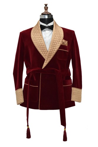 Hommes bordeaux fumer - hommes,