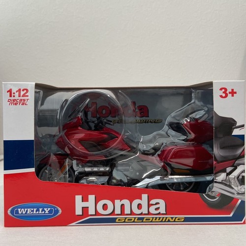 Welly honda goldwing red - welly,