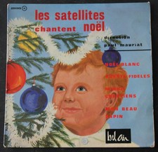 EP Les Satellites chantent Noël : Noël blanc +3 1963 VG+/VG++