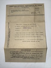 Document vintage ancien