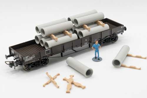 Tuyaux beton 60cm - h0, 1:87