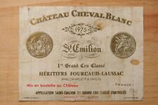 Étiquette Château Cheval Blanc 1975 Saint-Emilion 1er GCC- 73 cl