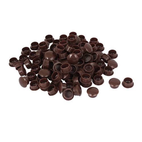 15mm dia plastique - 15mm, brun