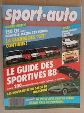 SPORT AUTO N°309 10/1987