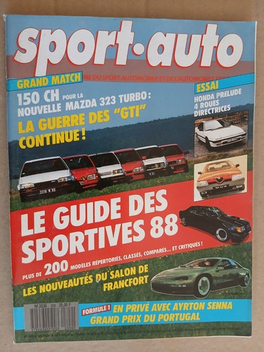 Sport auto 309 - sport, 10/1987