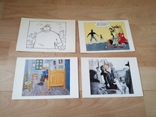 LOT 4 CARTES POSTALES TINTIN