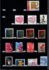 timbres oblitérés à l'unité au choix de l'année 2024