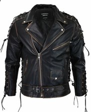 Blouson en cuir véritable