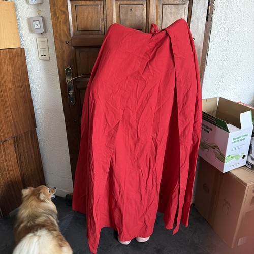 Capes médiévale rouge - capes,