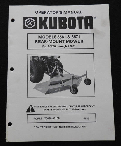 Kubota b8200 l235 - kubota,