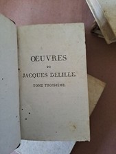 L ENEIDE TRADUITE EN VERS FRANCAIS PAR J DELILLE  4/4 vol 1824