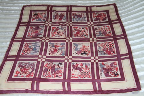 Foulard soie naturelle peint - naturelle,