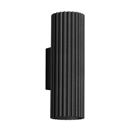 Applique aluminium noir - noir, gu10