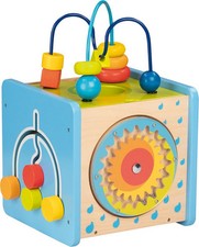 Cube d'activités en bois