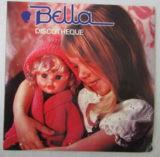 Pochette de 4 mini disques pour poupée Bella Discothèque Année 1976