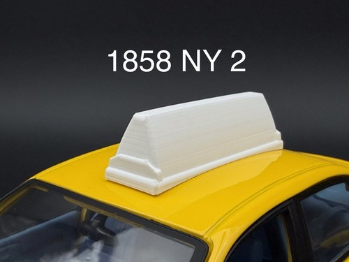 Scale model taxi sign new - sign,