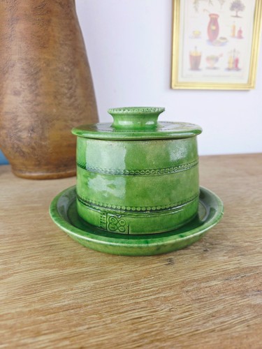 Beurrier ancien type biot - beurrier,