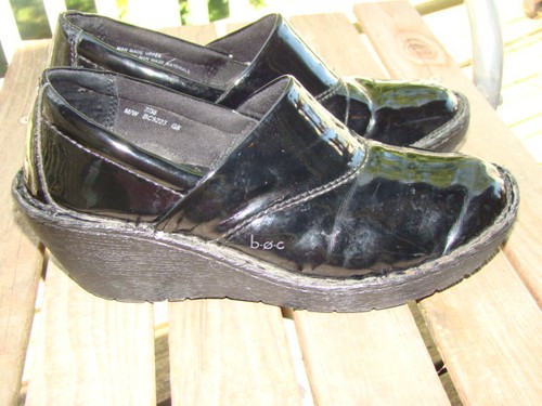 Born black patent leather - black,