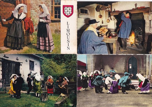 Lot cartes postales - lot, 4
