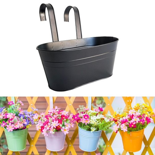 Pot fleurs suspendu seau - de,