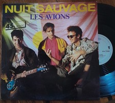MAXI 45 T.  12" LES AVIONS Nuit Sauvage  Hit  80' Top 50 ETAT TB Pop