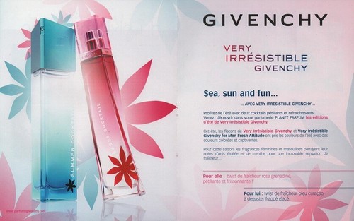 Publicité papier parfum - publicité,