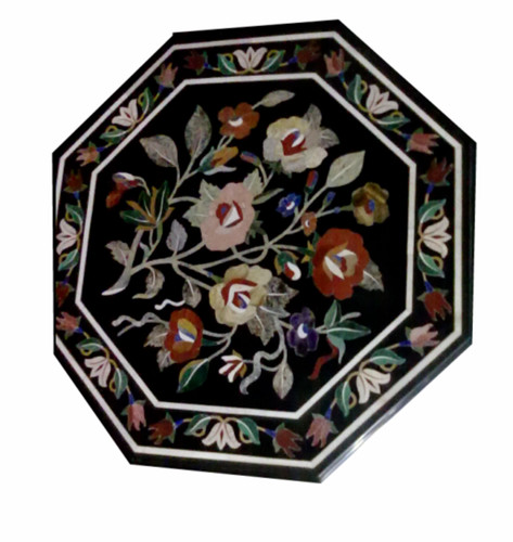 Black marble coffee center - marble,