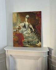 Grand Tableau Reine Marie Antoinette Reproduction 97x66cm