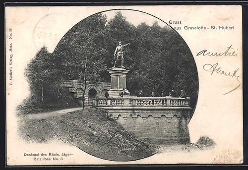 Cpa gravelotte hubert - cpa,