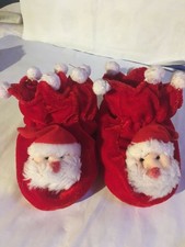 CHAUSSONS NOEL BEBE ROUGES 