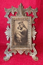 Ancien petit cadre bois