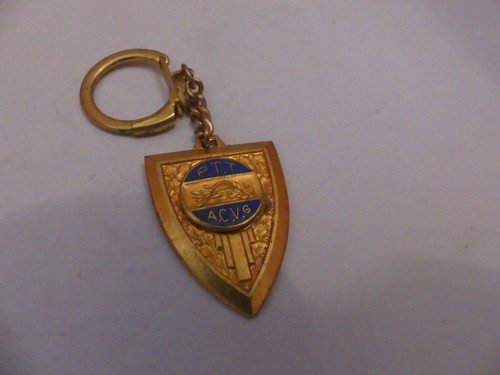 Porte clé métal dore - ,
