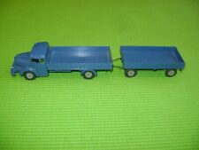 MARKLIN 8009+8012 CAMION KRUPP A RIDELLES+REMORQUE A 4 ROUES