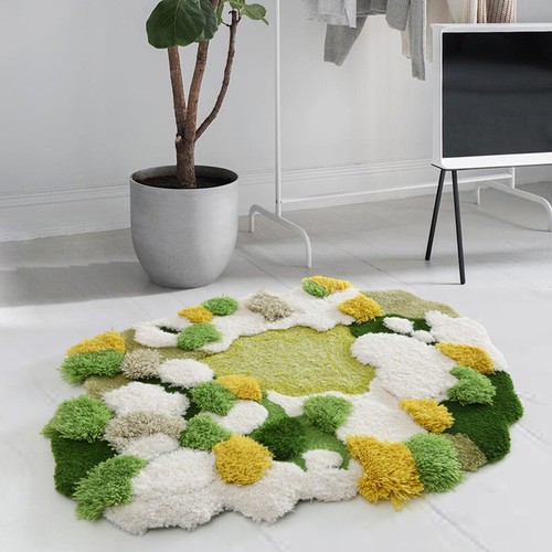 Tapis laine fait - fait, main
