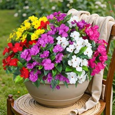 Realistic Impatiens Silk