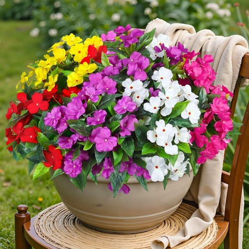 Realistic impatiens silk - realistic,